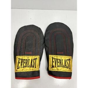 Vintage Everlast Speed Bag Boxing Training Gloves #43086 Leather Weighted Padded